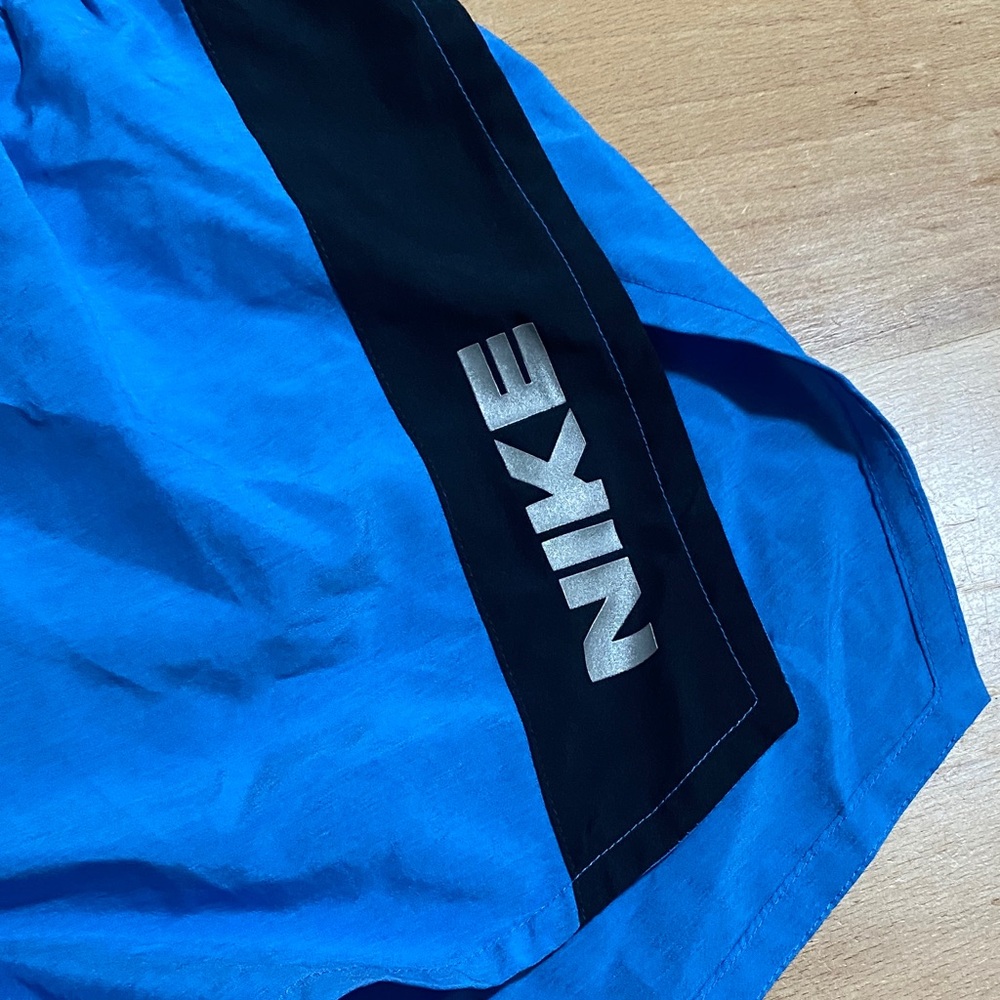 Nike Dri-Fit Short Heritage Mens XS Running Shorts Blue - Picture 6 of 10